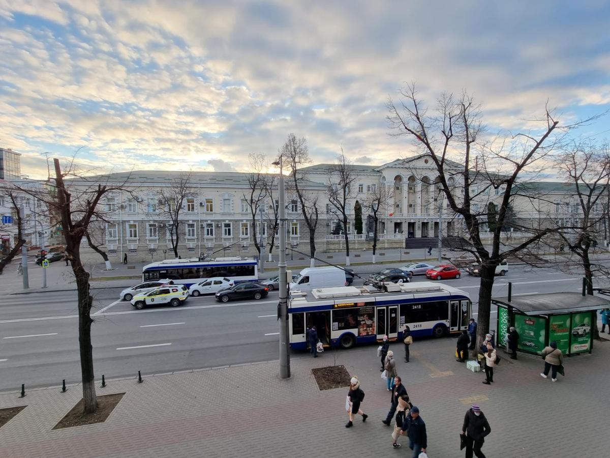 Stefan Cel Mare Boulevard Ultracentral Apartments In The Center Kiszyniów Zewnętrze zdjęcie