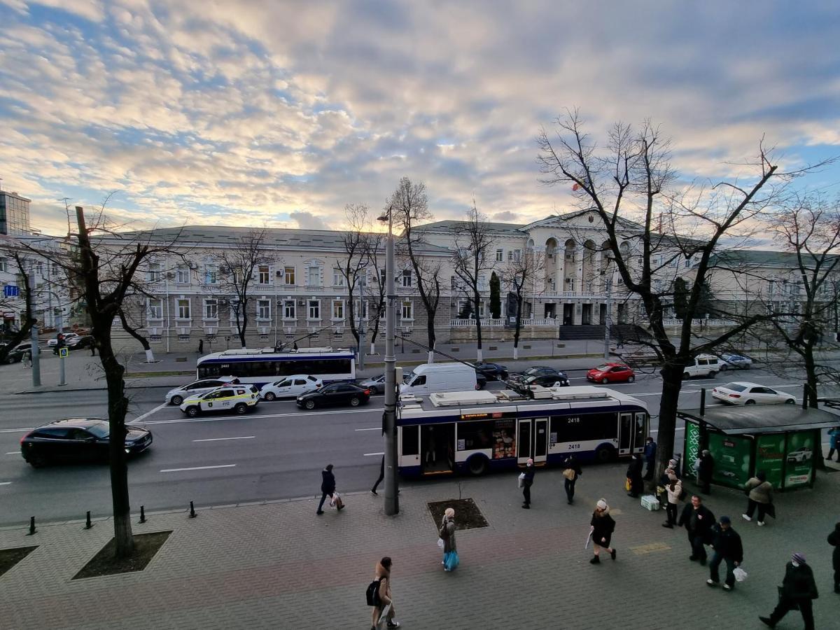 Stefan Cel Mare Boulevard Ultracentral Apartments In The Center Kiszyniów Zewnętrze zdjęcie