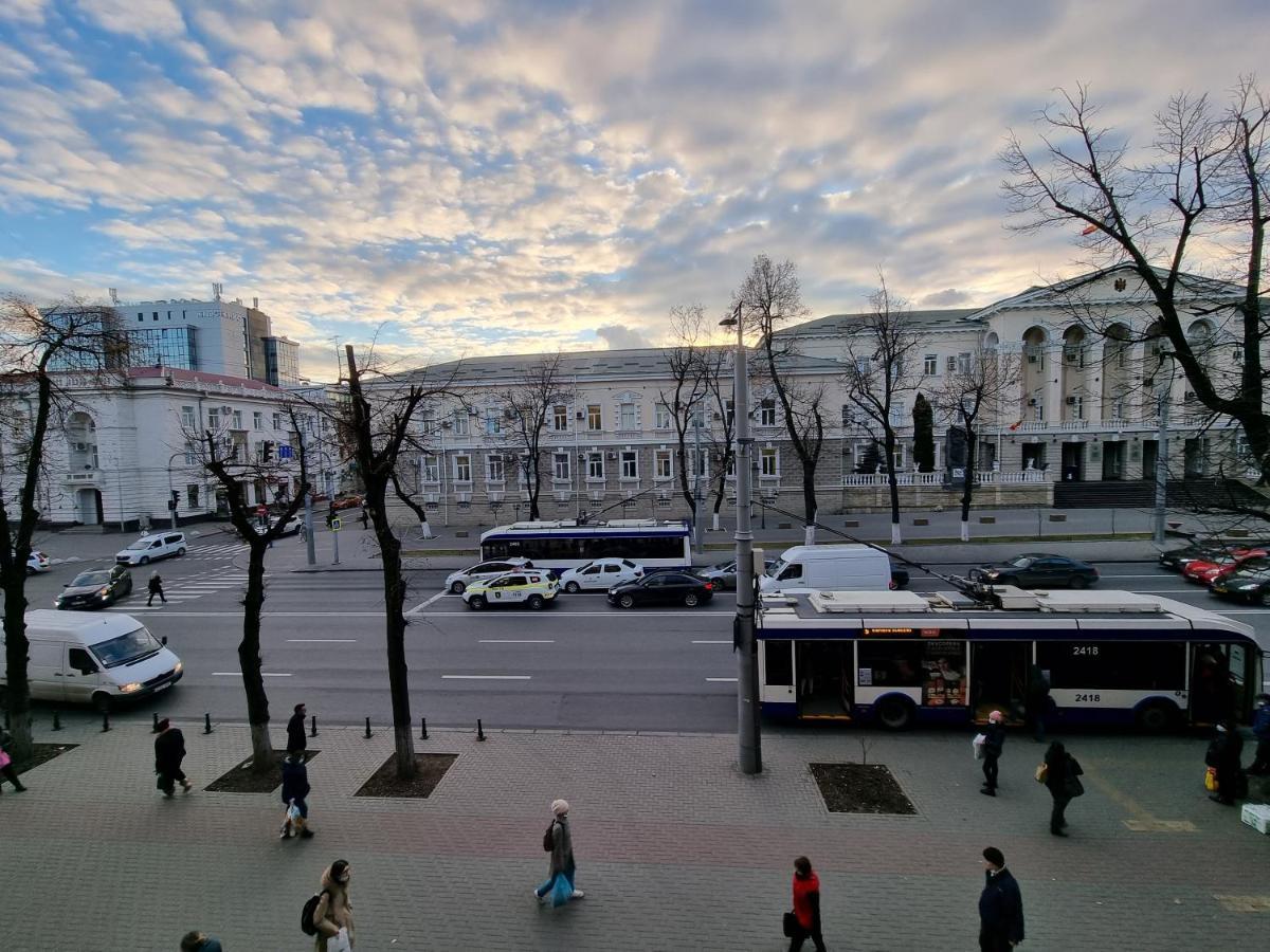 Stefan Cel Mare Boulevard Ultracentral Apartments In The Center Kiszyniów Zewnętrze zdjęcie